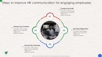 Steps To Improve HR Communication For Engaging Employees Workplace Communication Human