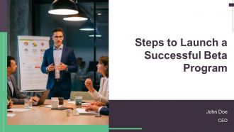 Steps To Launch A Successful Beta Program PPT Summary AT