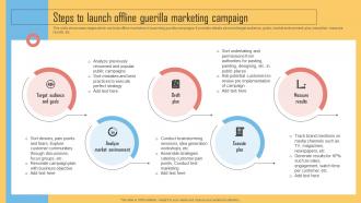 Steps To Launch Offline Guerilla Marketing Campaign Using Viral Networking