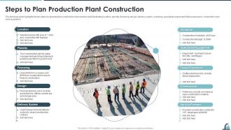 Steps To Plan Production Plant Construction