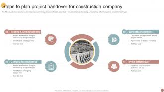 Steps To Plan Project Handover For Construction Company