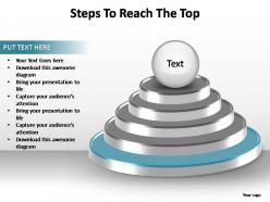Steps to reach the top editable powerpoint templates