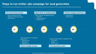 Steps To Run Twitter Ads Campaign For Twitter As Social Media Marketing Tool