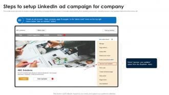 Steps To Setup Linkedin Ad Linkedin Marketing Strategies To Increase Conversions MKT SS V