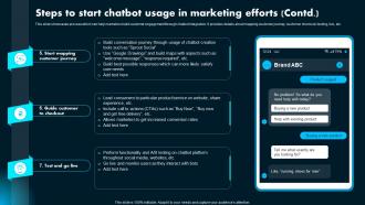 Steps To Start Chatbot Usage In Marketing Efforts Ai Powered Marketing How To Achieve Better AI SS Professional Multipurpose