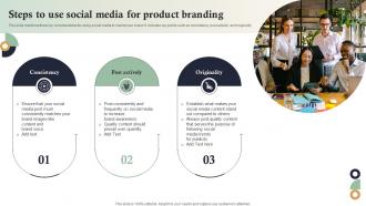 Steps To Use Social Media For Product Branding Internet Marketing Strategies MKT SS V
