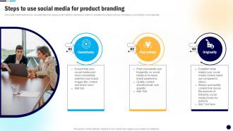 Steps To Use Social Media For Product Digital PR Campaign To Improve Brands MKT SS V