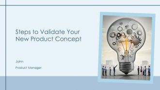 Steps To Validate Your New Product Concept PPT Designs AT