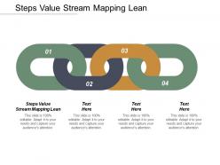 Steps value stream mapping lean ppt powerpoint presentation infographic template templates cpb