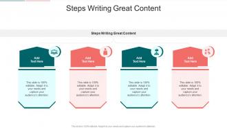 Steps Writing Great Content In Powerpoint And Google Slides Cpb