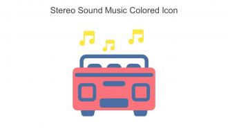 Stereo Sound Music Colored Icon In Powerpoint Pptx Png And Editable Eps Format