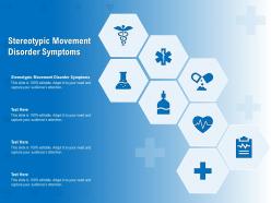 Stereotypic movement disorder symptoms ppt powerpoint presentation icon graphics