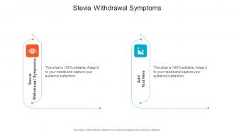 Stevia Withdrawal Symptoms In Powerpoint And Google Slides Cpb