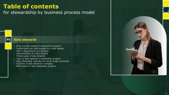 Stewardship By Business Process Model Powerpoint Presentation Slides Professionally Adaptable