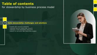 Stewardship By Business Process Model Powerpoint Presentation Slides Customizable
