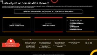 Stewardship By Function Model Data Object Or Domain Data Steward