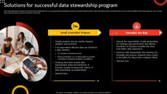 Stewardship By Function Model Solutions For Successful Data Stewardship Program