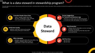 Stewardship By Function Model What Is A Data Steward In Stewardship Program