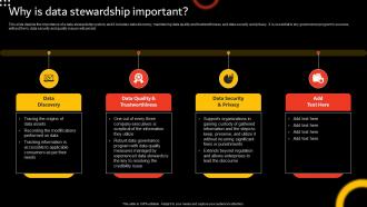 Stewardship By Function Model Why Is Data Stewardship Important