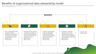Stewardship By Project Model Benefits Of Organizational Data Stewardship Model