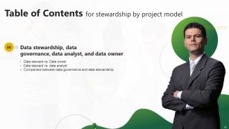 Stewardship By Project Model Powerpoint Presentation Slides Designed