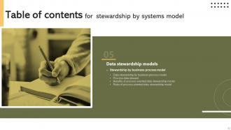 Stewardship By Systems Model Powerpoint Presentation Slides Images Analytical