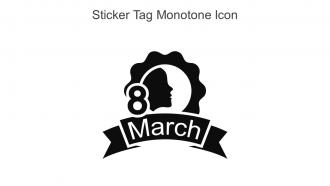 Sticker Tag Monotone Icon In Powerpoint Pptx Png And Editable Eps Format