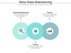 Sticky notes brainstorming ppt powerpoint presentation styles graphics tutorials cpb