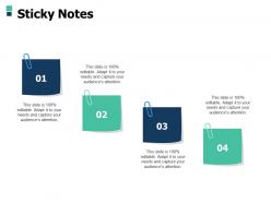 Sticky notes communication a505 ppt powerpoint presentation professional show