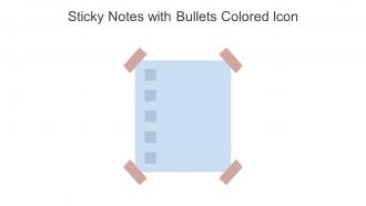 Sticky Notes With Bullets Colored Icon In Powerpoint Pptx Png And Editable Eps Format