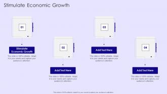 Stimulate Economic Growth In Powerpoint And Google Slides Cpb