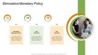 Stimulative Monetary Policy In Powerpoint And Google Slides Cpb