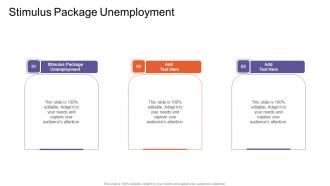 Stimulus Package Unemployment In Powerpoint And Google Slides Cpb