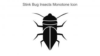Stink Bug Insects Monotone Icon In Powerpoint Pptx Png And Editable Eps Format