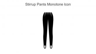 Stirrup Pants Monotone Icon In Powerpoint Pptx Png And Editable Eps Format