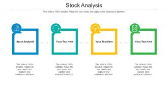 Stock analysis ppt powerpoint presentation visual aids summary cpb