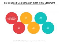 Stock based compensation cash flow statement ppt powerpoint presentation portfolio professional cpb