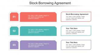 Stock Borrowing Agreement Ppt Powerpoint Presentation Styles Influencers Cpb