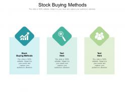 Stock buying methods ppt powerpoint presentation styles designs cpb