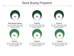 Stock buying programs ppt powerpoint presentation icon samples cpb