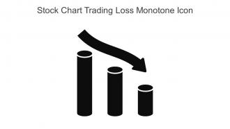 Stock Chart Trading Loss Monotone Icon In Powerpoint Pptx Png And Editable Eps Format