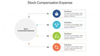 Stock compensation expense ppt powerpoint presentation infographics elements cpb
