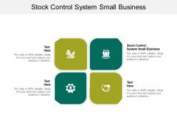 Stock control system small business ppt powerpoint presentation inspiration example introduction cpb