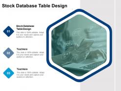 Stock database table design ppt powerpoint presentation inspiration graphics template cpb