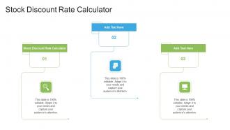 Stock Discount Rate Calculator In Powerpoint And Google Slides Cpb