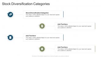 Stock Diversification Categories In Powerpoint And Google Slides Cpb