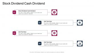 Stock Dividend Cash Dividend In Powerpoint And Google Slides Cpb