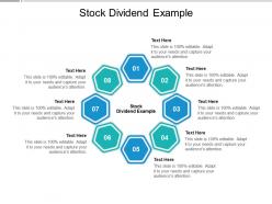 Stock dividend example ppt powerpoint presentation show aids cpb