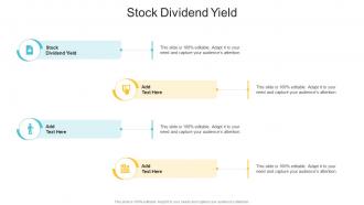 Stock Dividend Yield In Powerpoint And Google Slides Cpb