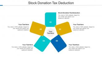 Stock Donation Tax Deduction Ppt Powerpoint Presentation Styles Format Cpb